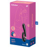 Satisfyer Stimulateur Point G connecté Heat Wave Satisfyer 14 x 3.5cm Noir